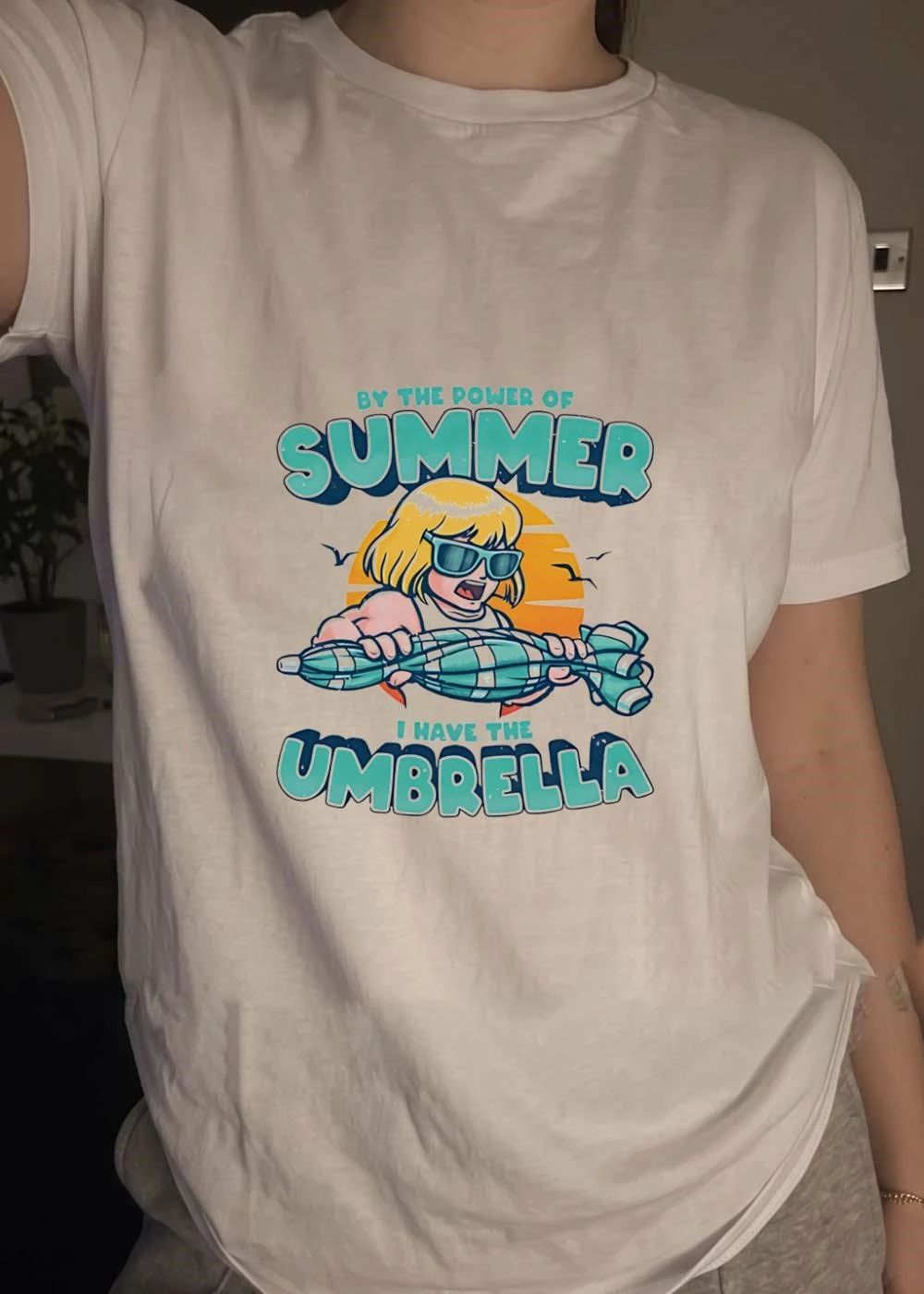 He-Man Masters of the Universe by the power of Summer I have the umbrella shirt