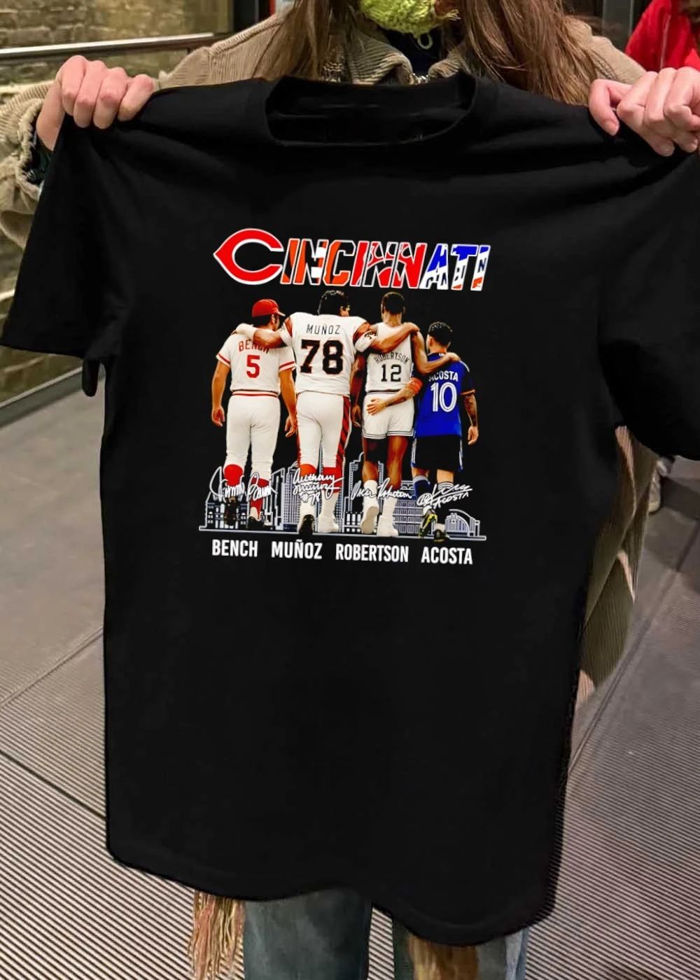 Cincinnati Bench 5 Munoz 78 Robertson 12 Acosta 10 shirt