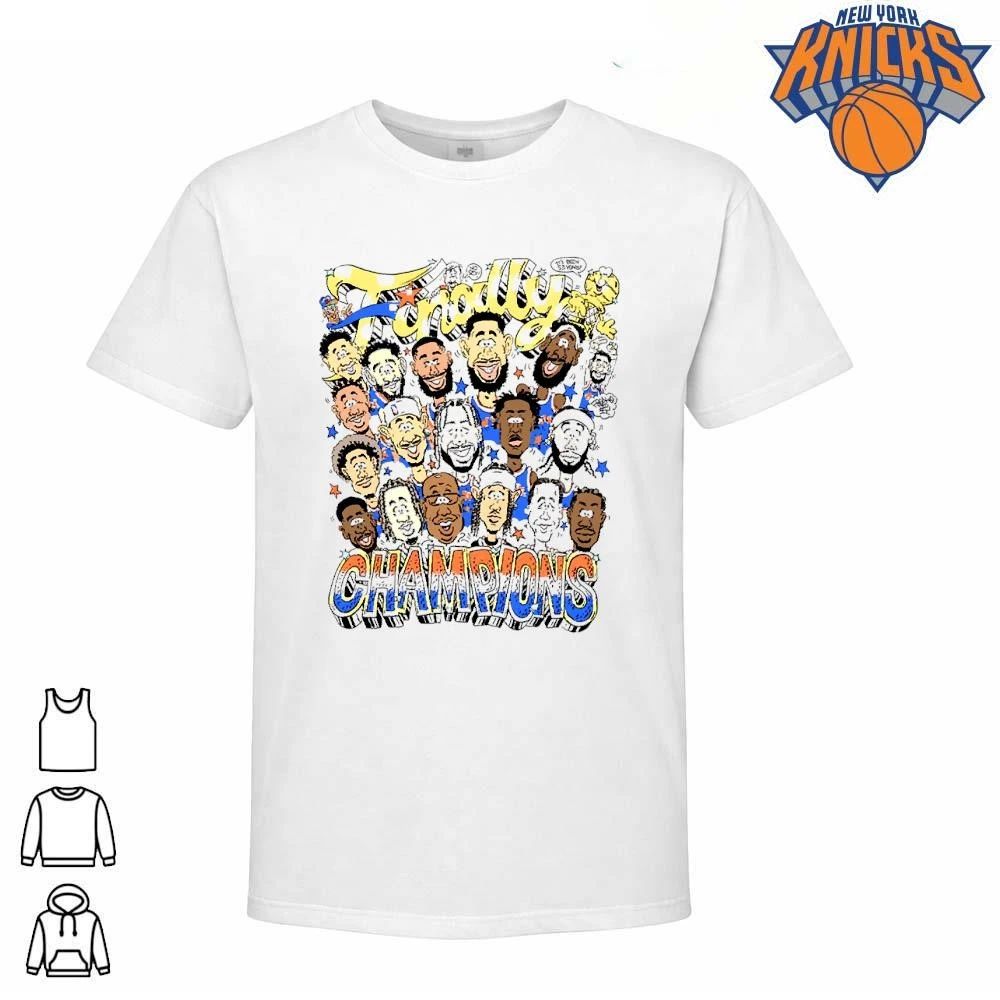 New York Knicks Champions 2026 Finally Cartoon Players Caricature Shirt