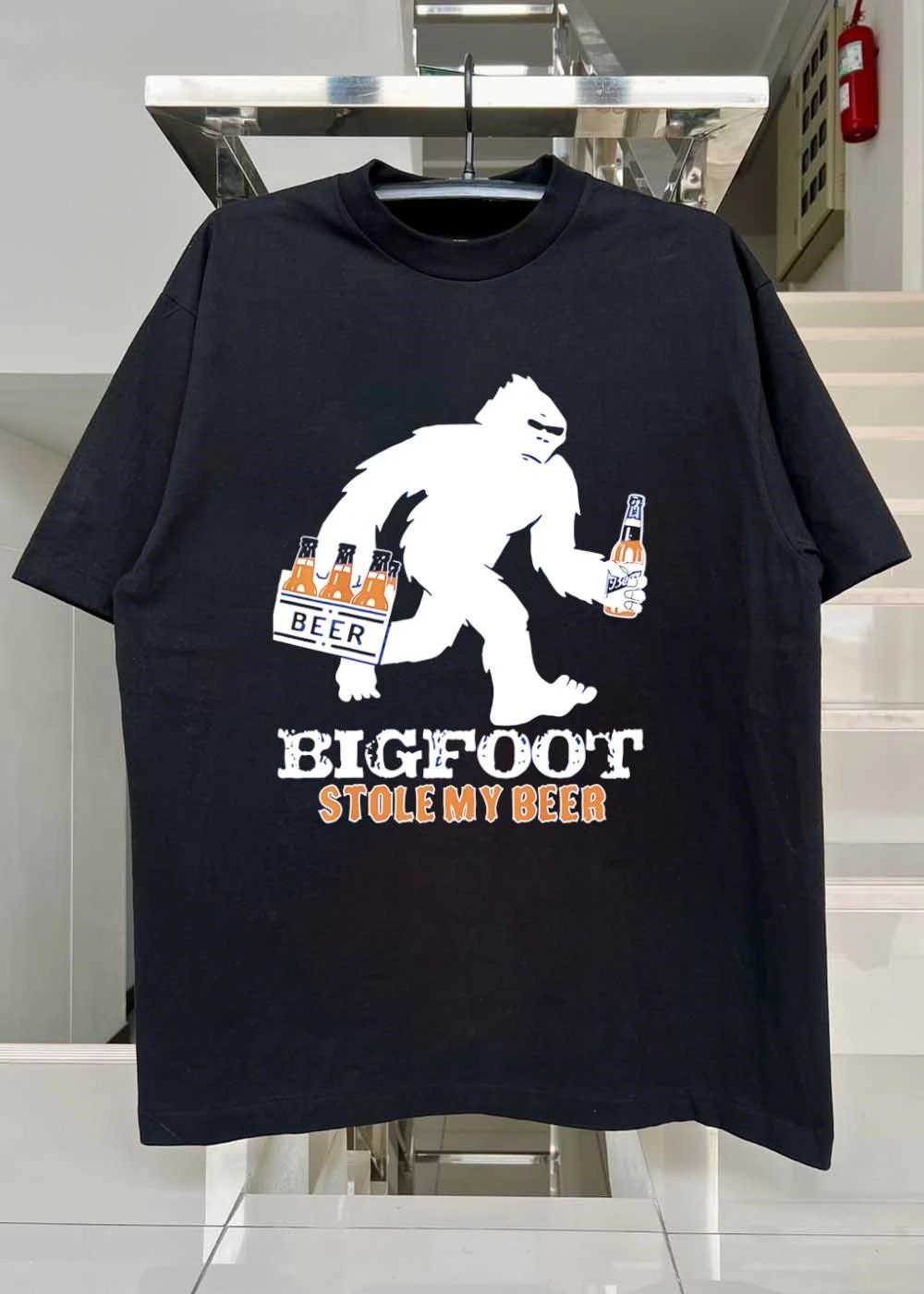 Bigfoot Stole My Beer Graphic T-Shirt