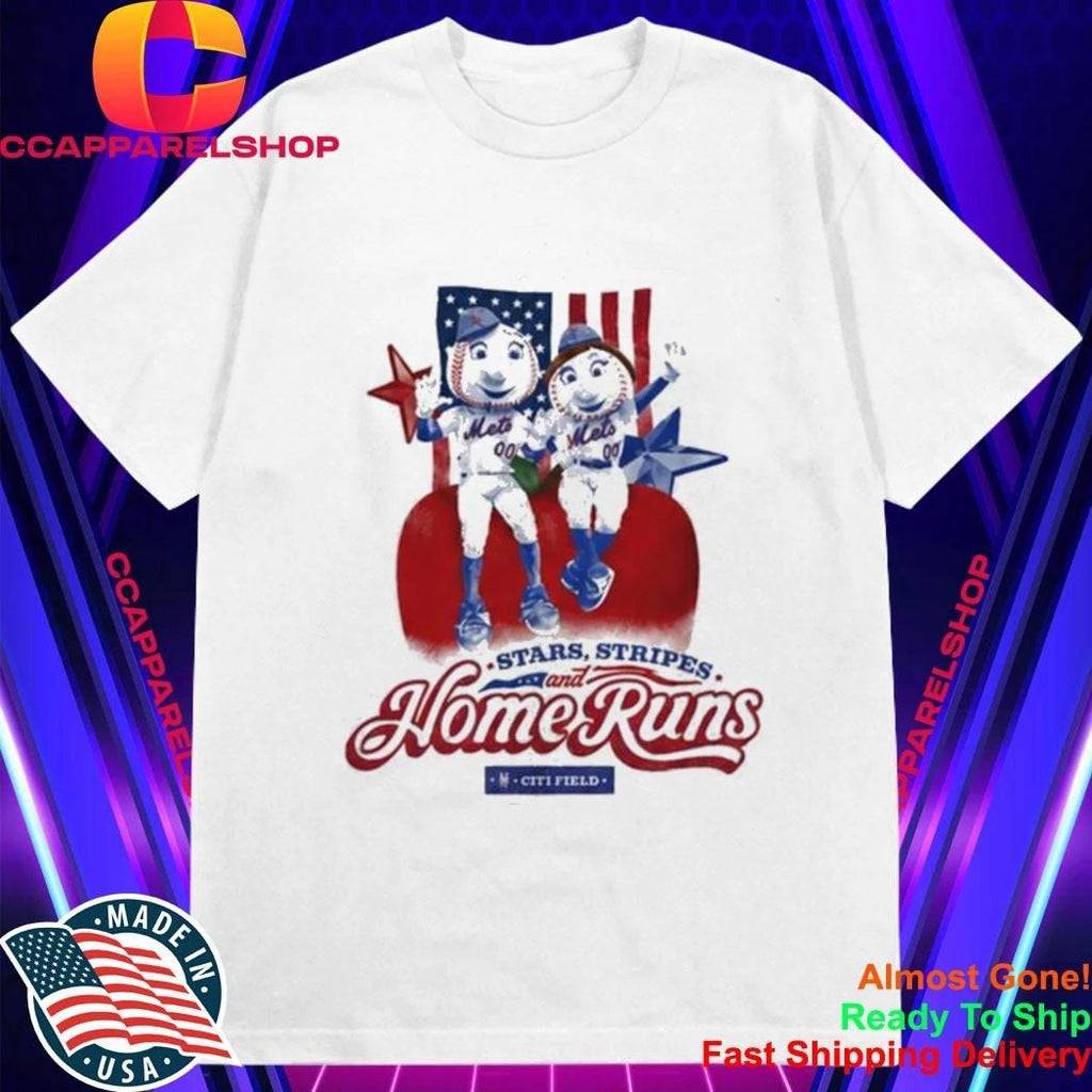 2026 NY Mets America 250 Mr And Mrs Met Shirt