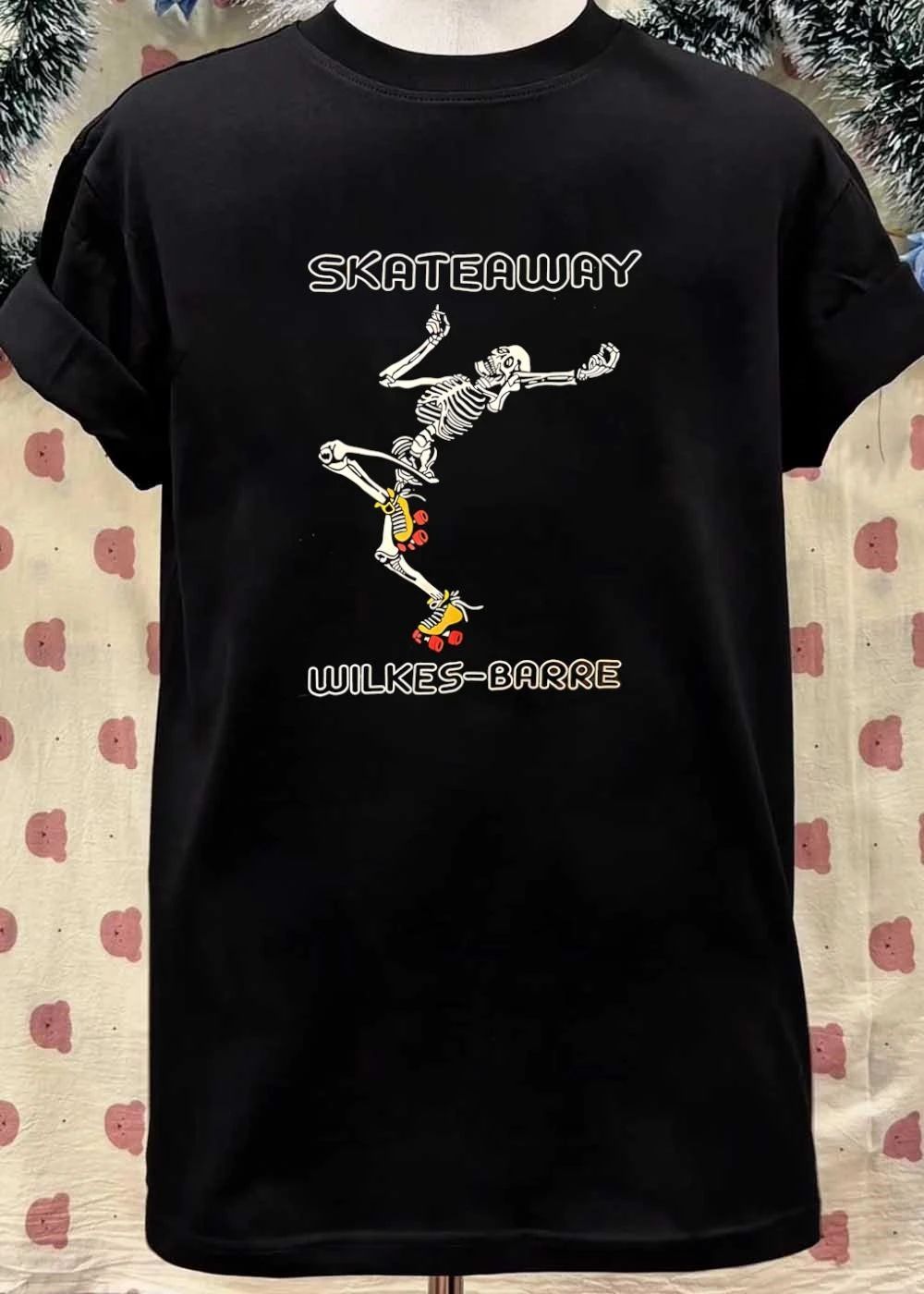 Skeleton roller skating Skateaway Wilkes Barre SKATEAWAY WILKES BARRE shirt