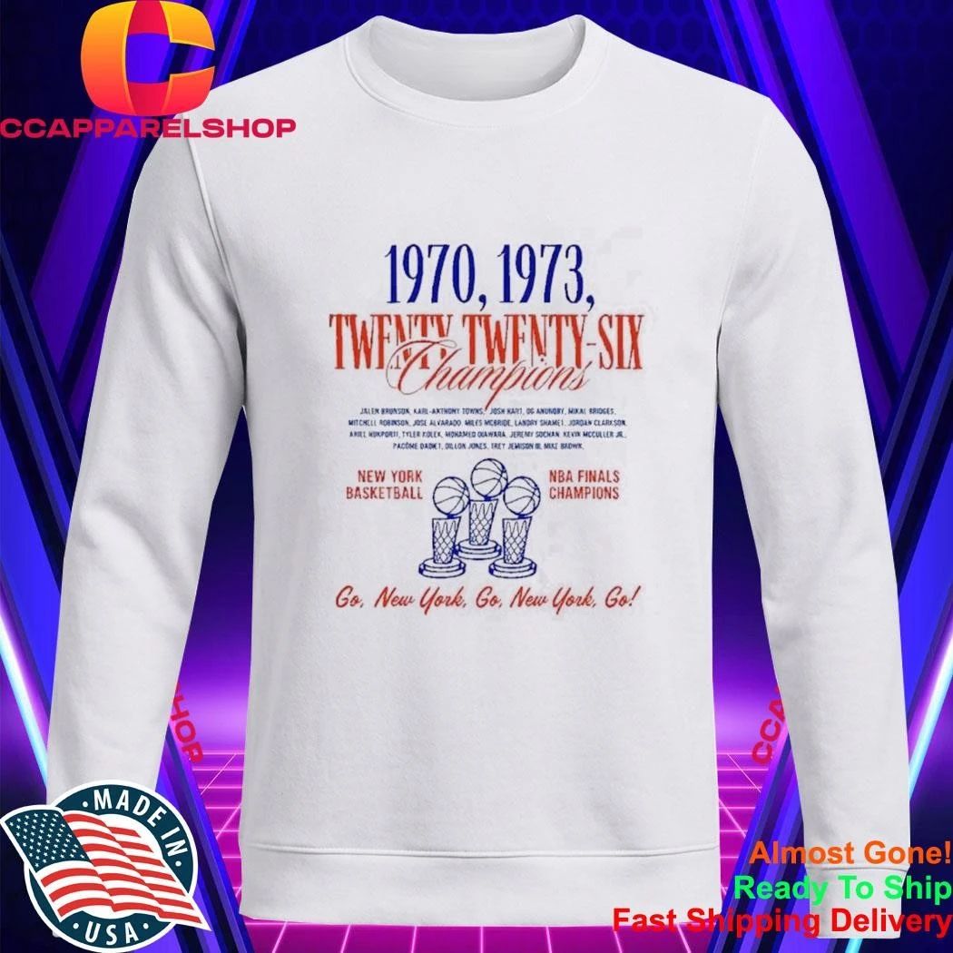 2026 Knicks NBA Finals Champions Fan Celebration Shirt