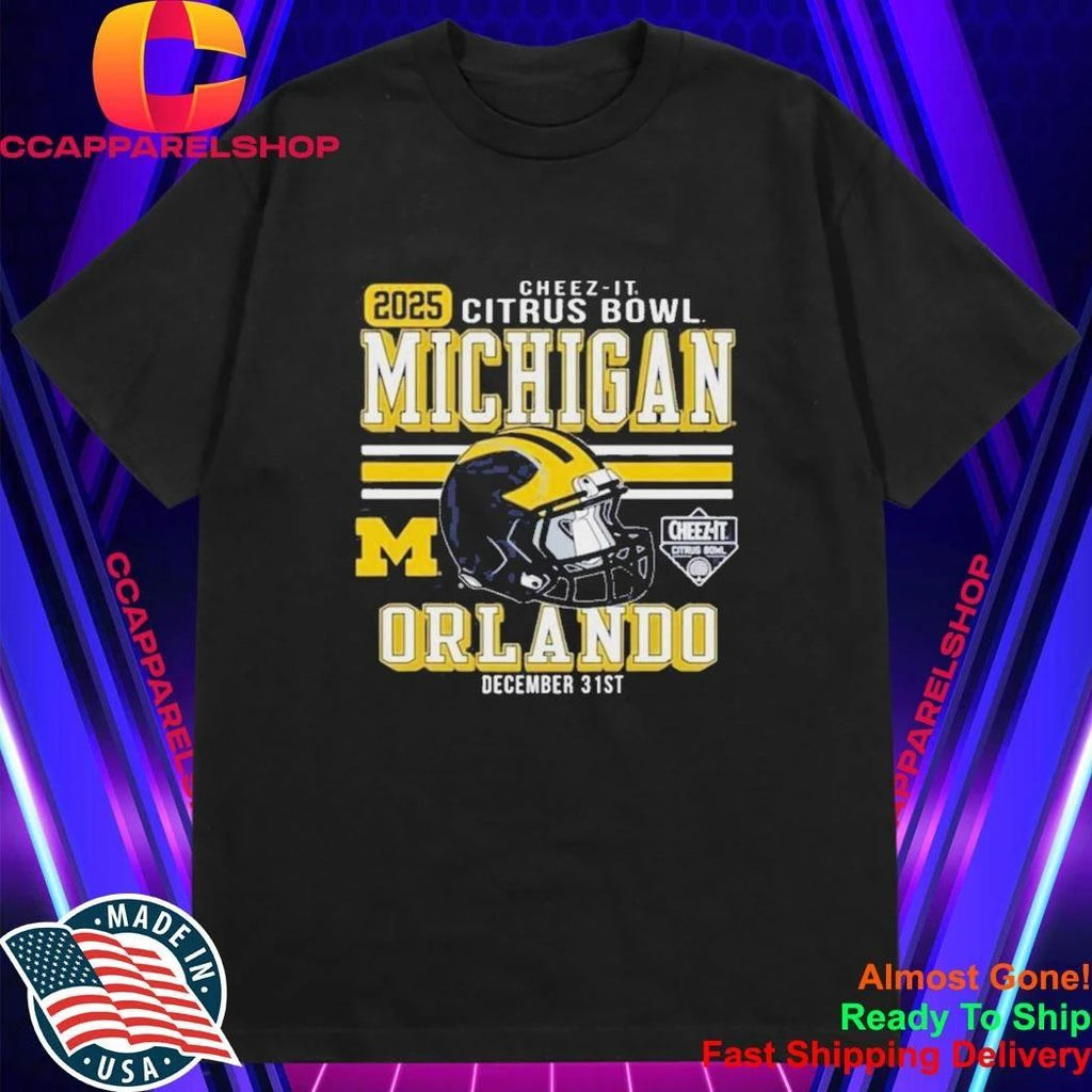Michigan Wolverines Football Cheez-It Citrus Bowl Shirt