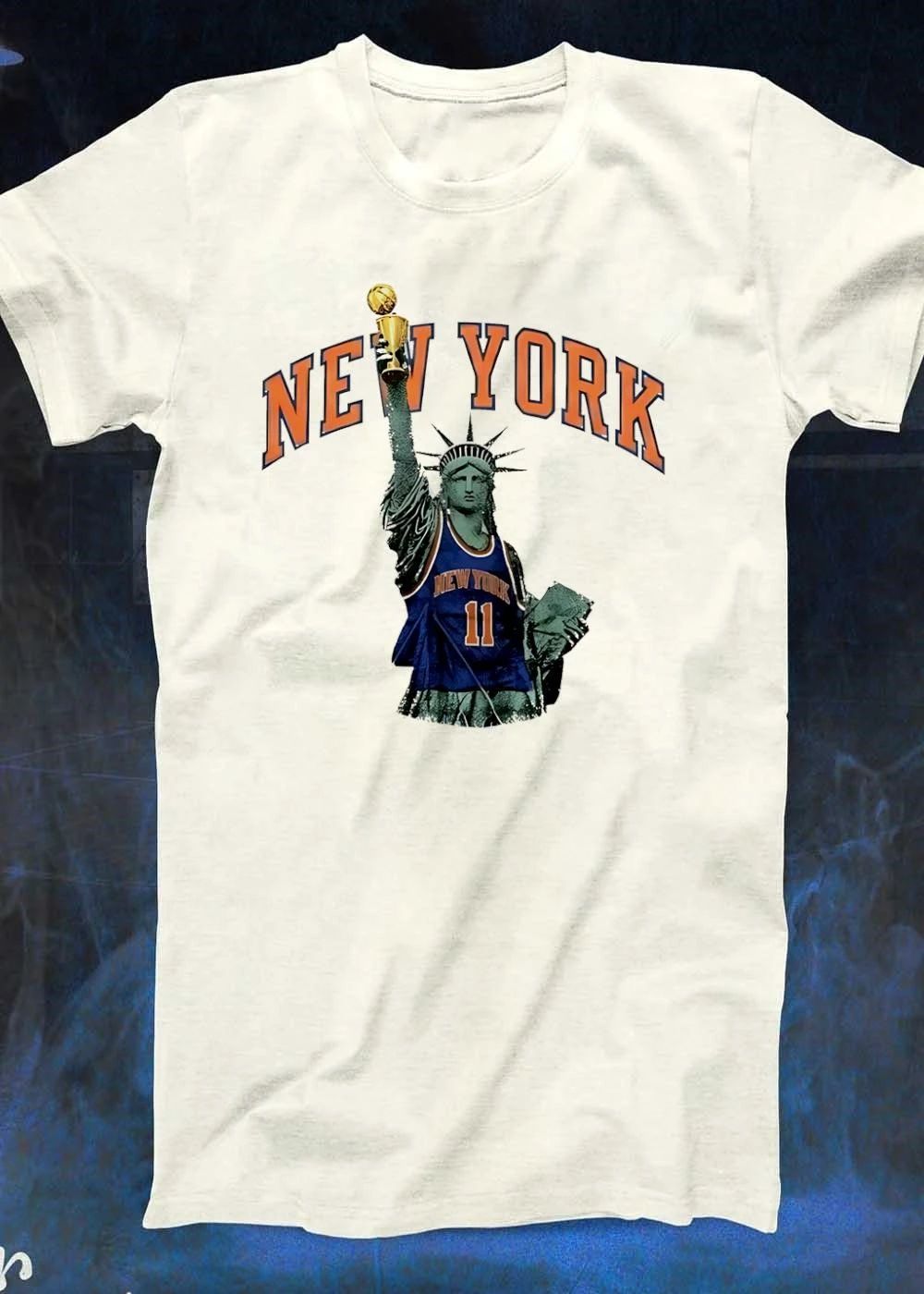 New York Liberty Statue Holding Championship Trophy New York 11 Shirt