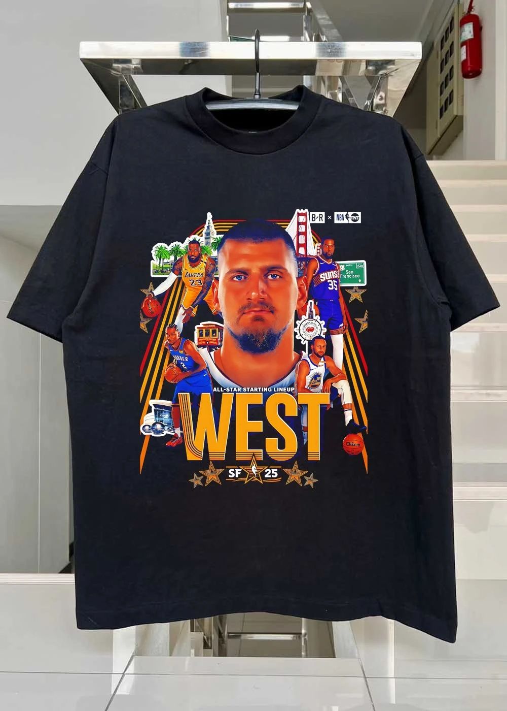 All-star Starting Lineup West 2026 basketball shirt