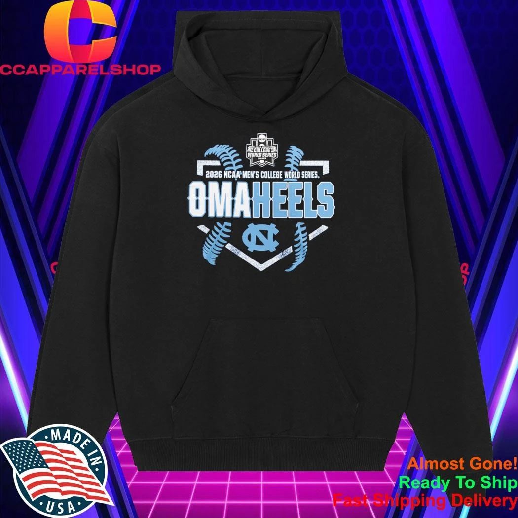 North Carolina Tar Heels 2026 Baseball College World Series Omaheels Shirt