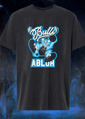 Abluh Bulls Playing Basketball Logo T-Shirt