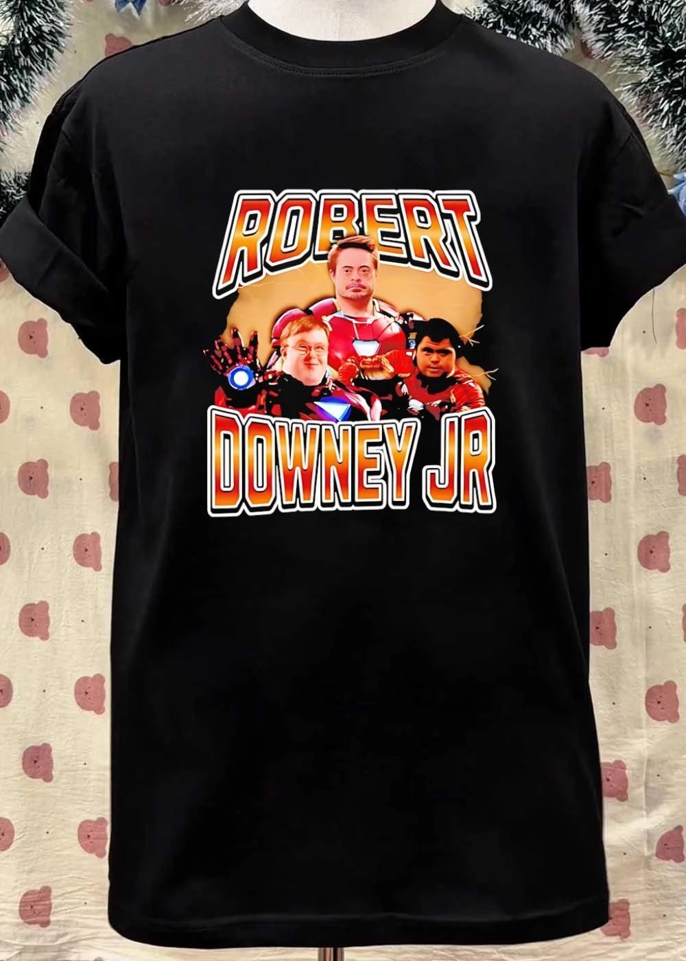 Robert Downey Jr Iron Man funny shirt