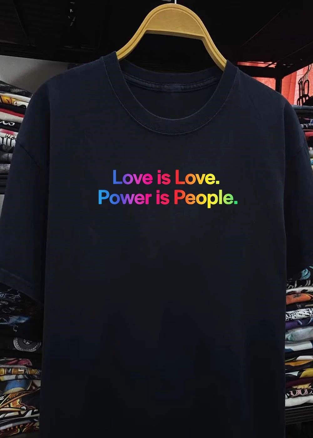 Love is Love Power is People pride shirt