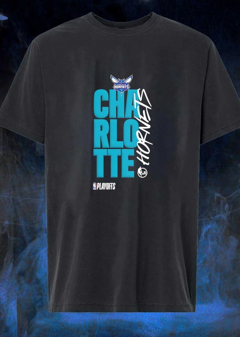 NBA Playoffs Charlotte Hornets Logo T-Shirt