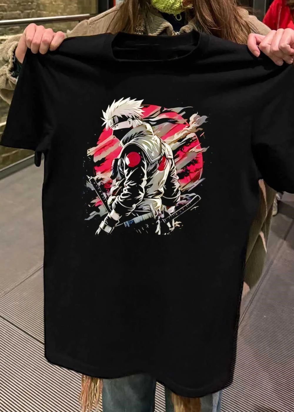 Kakashi Hatake Anime Ninja Warrior Konoha Village T-Shirt