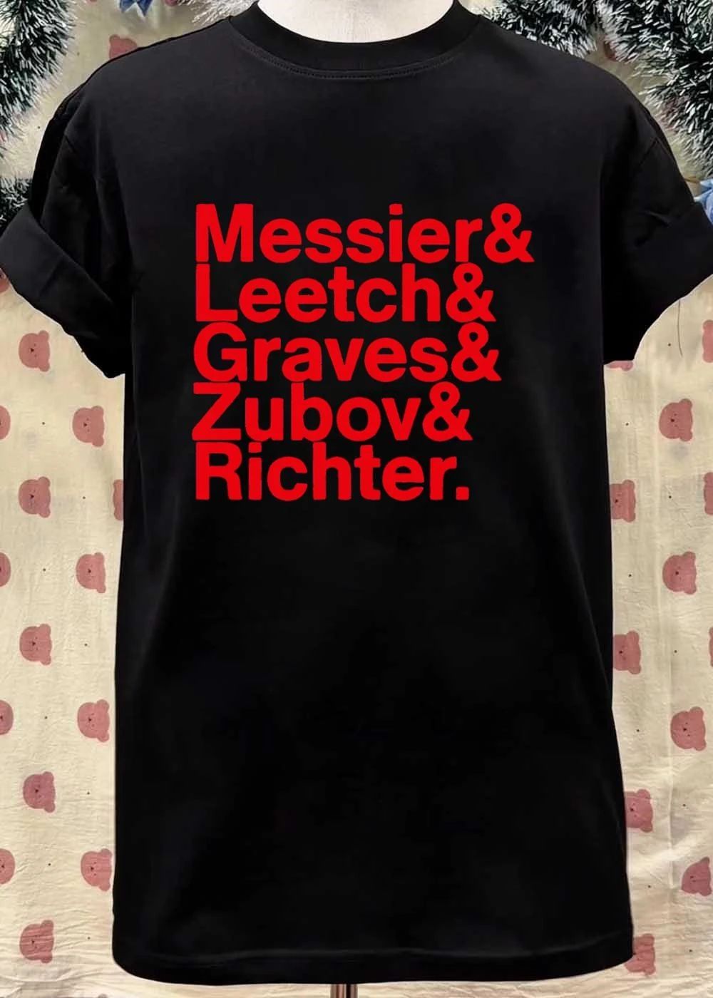 New York Rangers Heritage List Messier Leetch Graves Zubov Richter Team Shirt