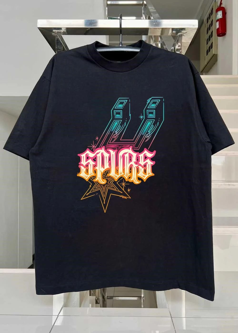 Spurs Fan Gear Spurs Lettering San Antonio Spurs T-Shirt