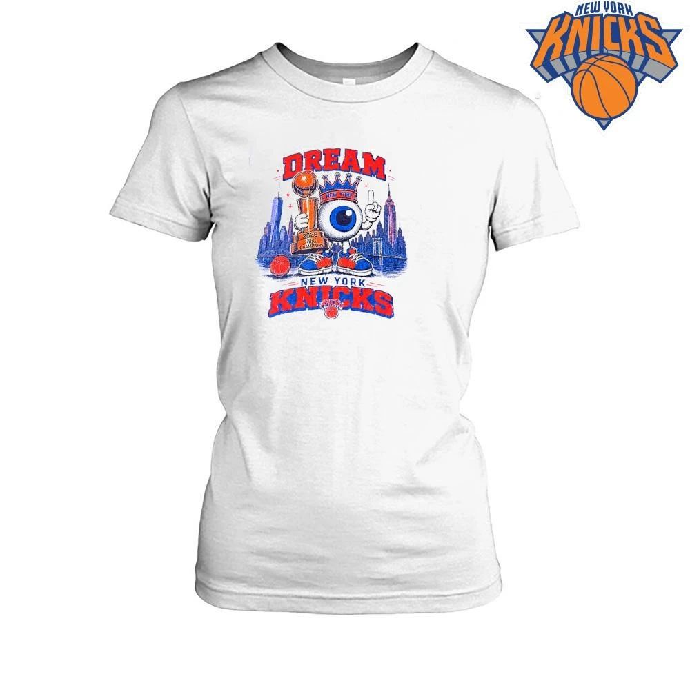Vintage Dream New York Knicks Champions NBA 2026 Eye Mascot Graphic Shirt