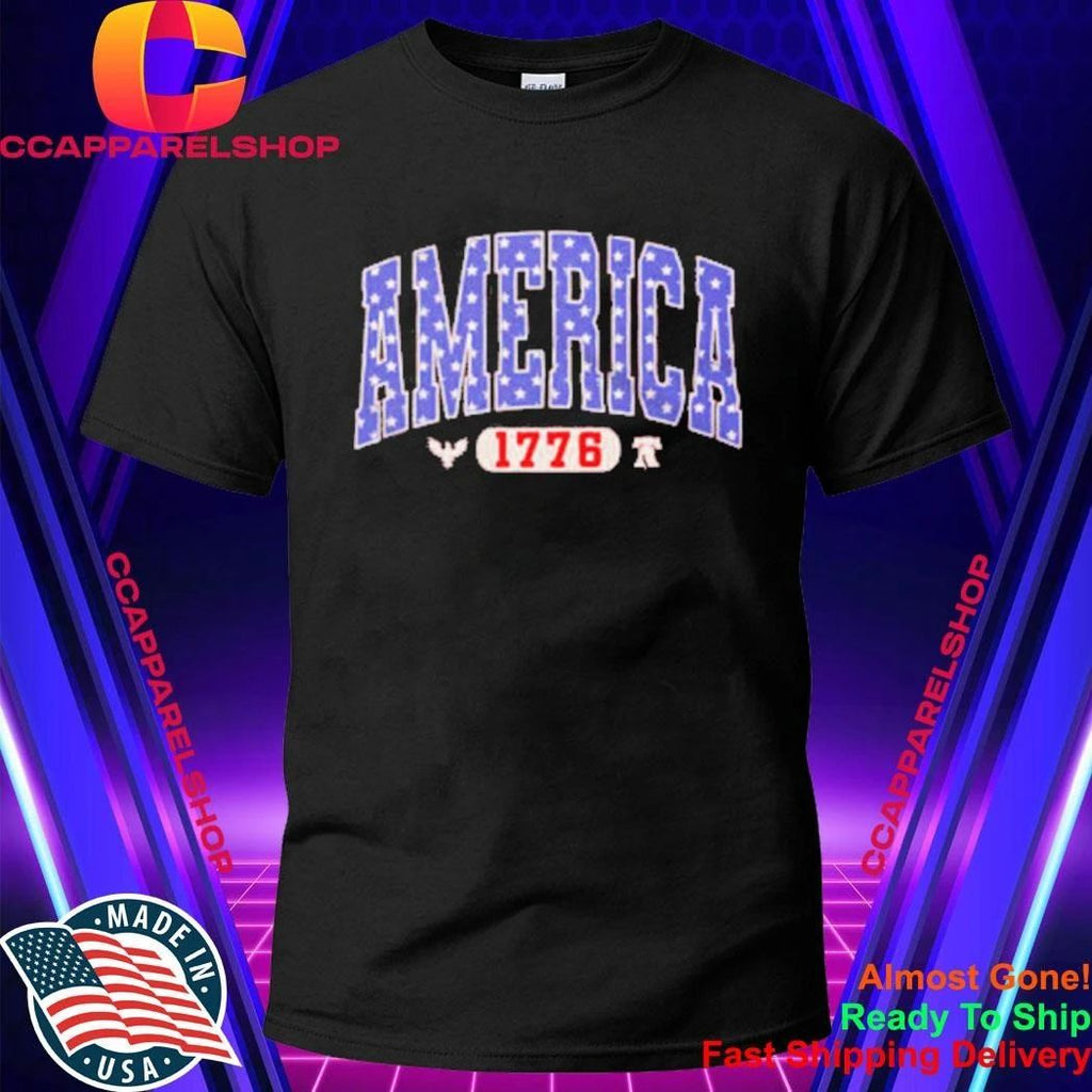 America 1776 Vintage Arch Patriotic Stars Shirt