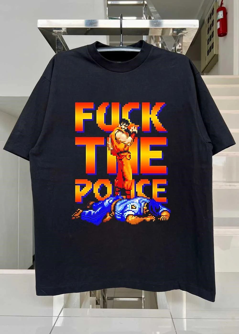 Fuck the Police Contra video games shirt