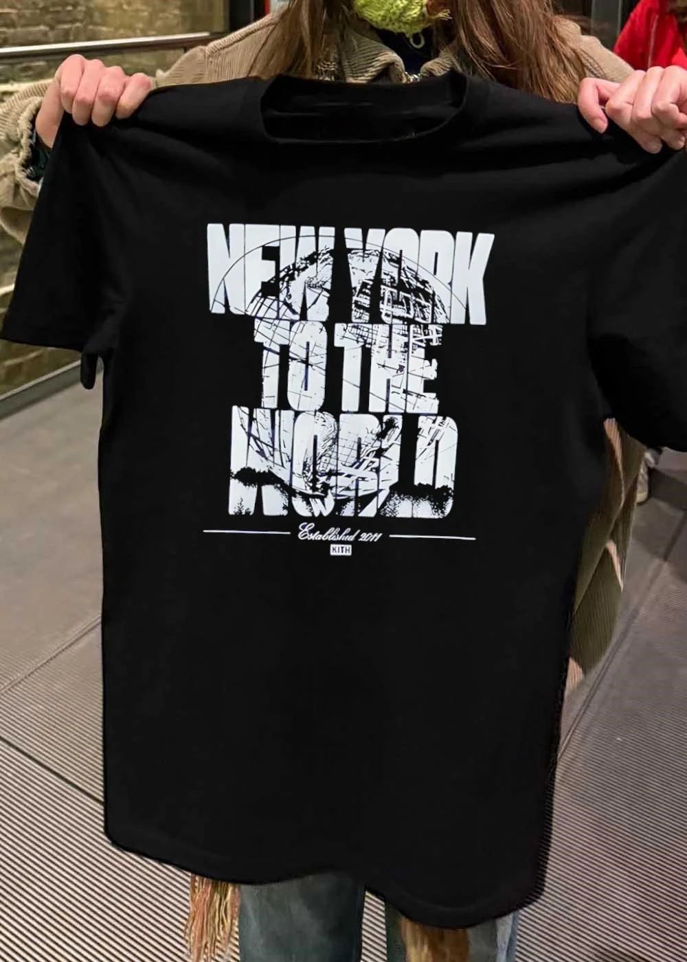 Established 2011 KITH New York to the World Graphic shirt