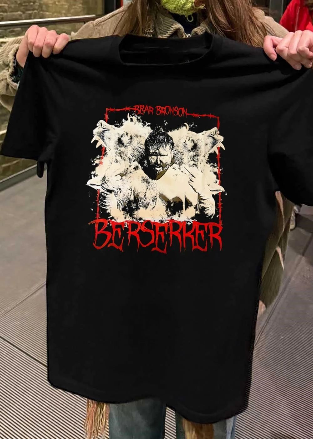 Bear Bronson Berserker Barbed Wire Wild Boar Wrestling Shirt
