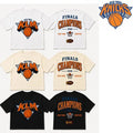 New York Knicks Champions NBA 2026 Finals Champions Forever KLM Athletics Retro Basketball Graphic Shirt
