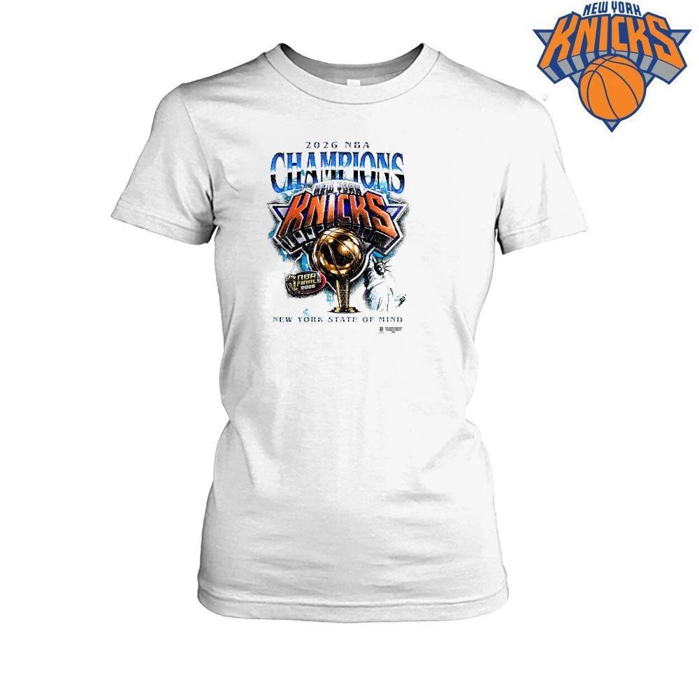 Vintage New York Knicks Champions NBA 2026 New York State Of Mind Shirt