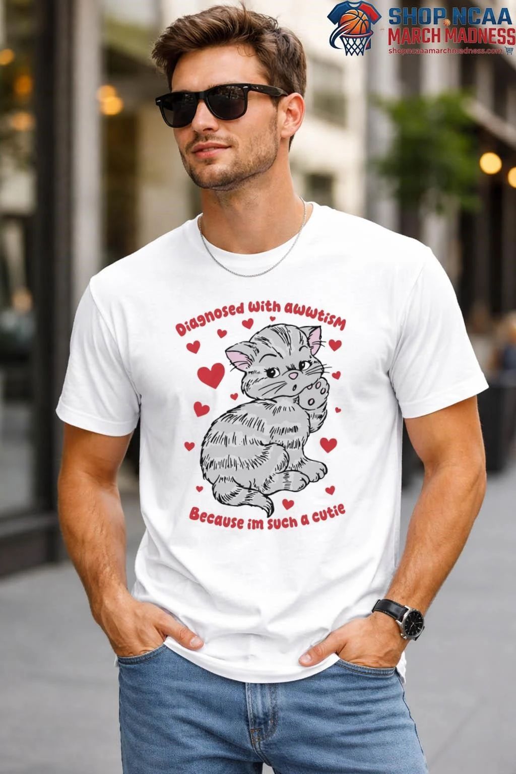Diagnosed With Awwtism Because Im Such A Cutie Shirt