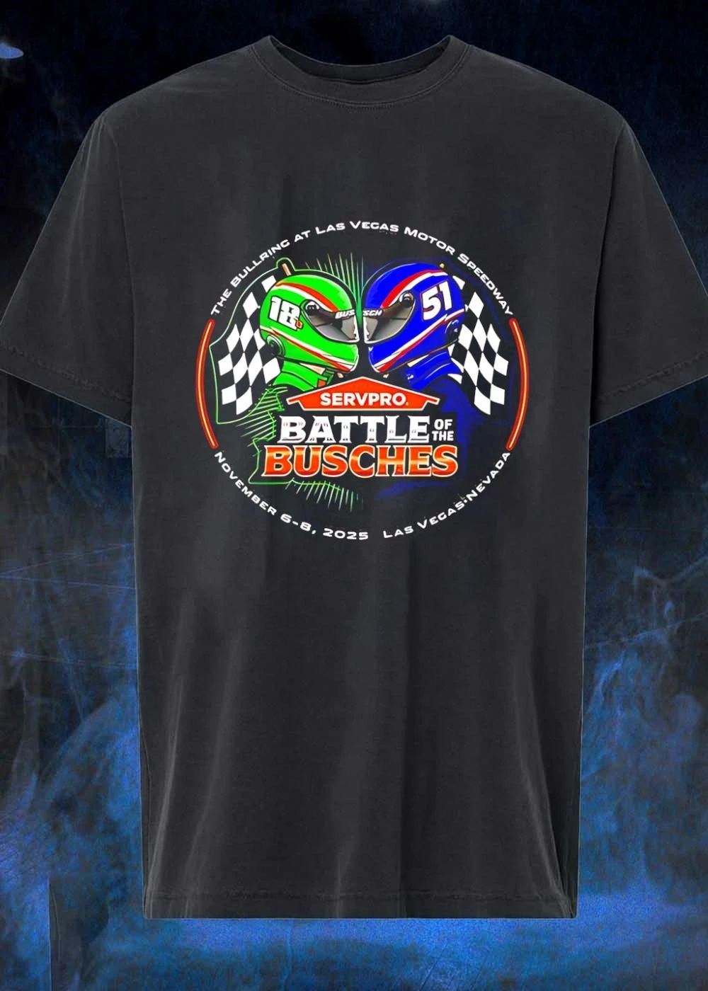 NASCAR Kyle & Kurt Busch Brothers Battle of the Busches Las Vegas Motor Speedway 2026 Racing Event Shirt