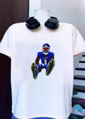 Malik Nabers Leek New York Giants T-Shirt