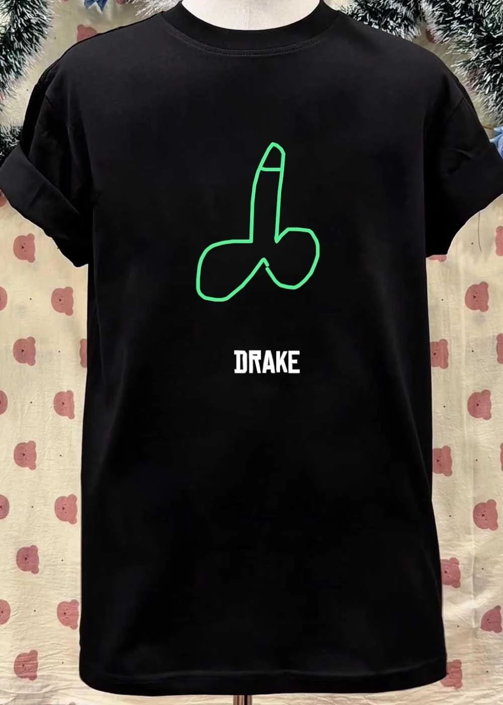 Funny Drake Doodled Minimalist Illustration Graphic shirt