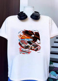 NASCAR Arby’s Eagle Bald Bird Soaring Over 8 Race Car Life Liberty Cheesesteaks T-Shirt