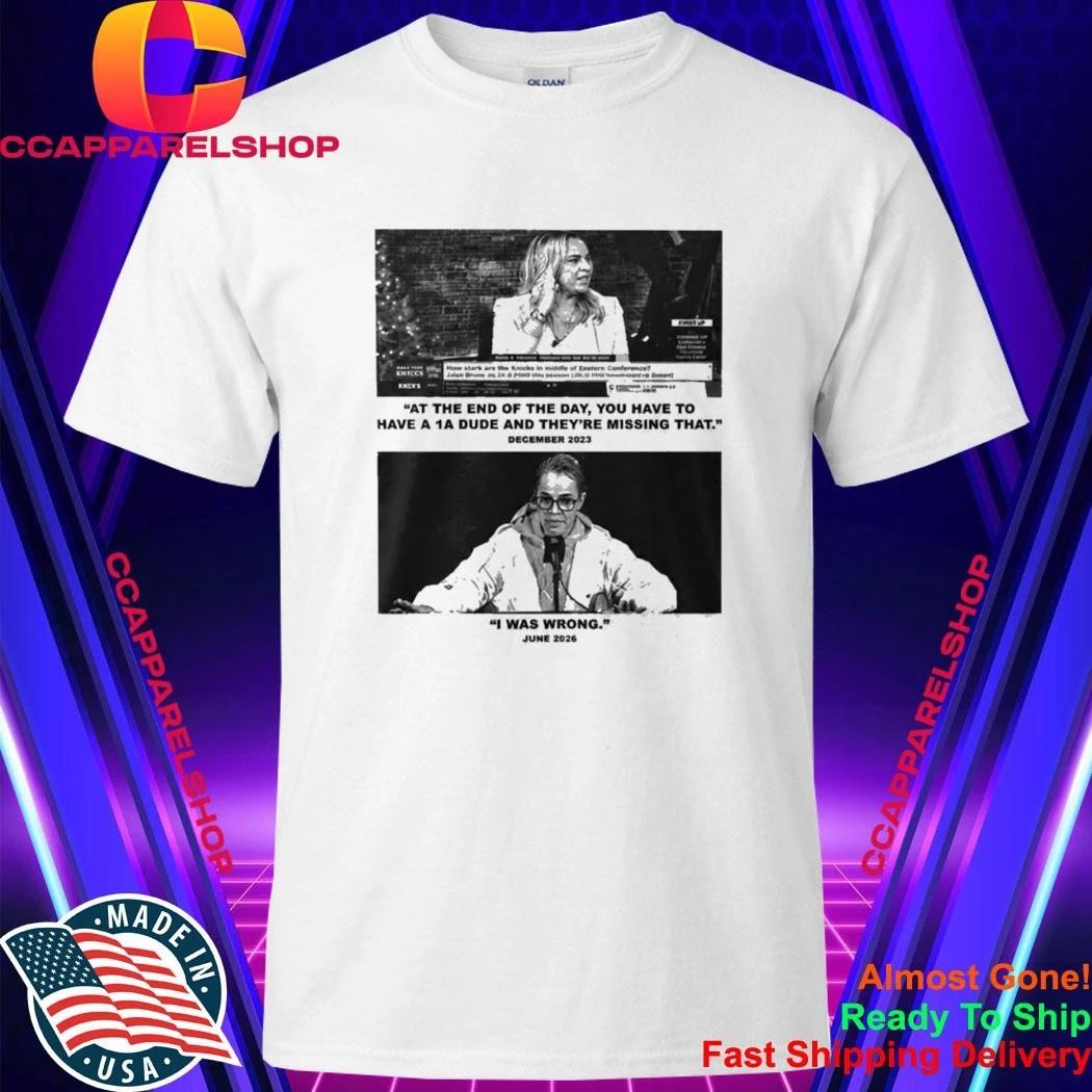 Becky Hammon I Was Wrong June 2026 Shirt