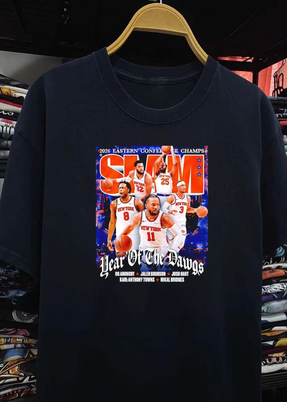 2026 Eastern Conference Champs Slam New York Dawgs Roster Shirt