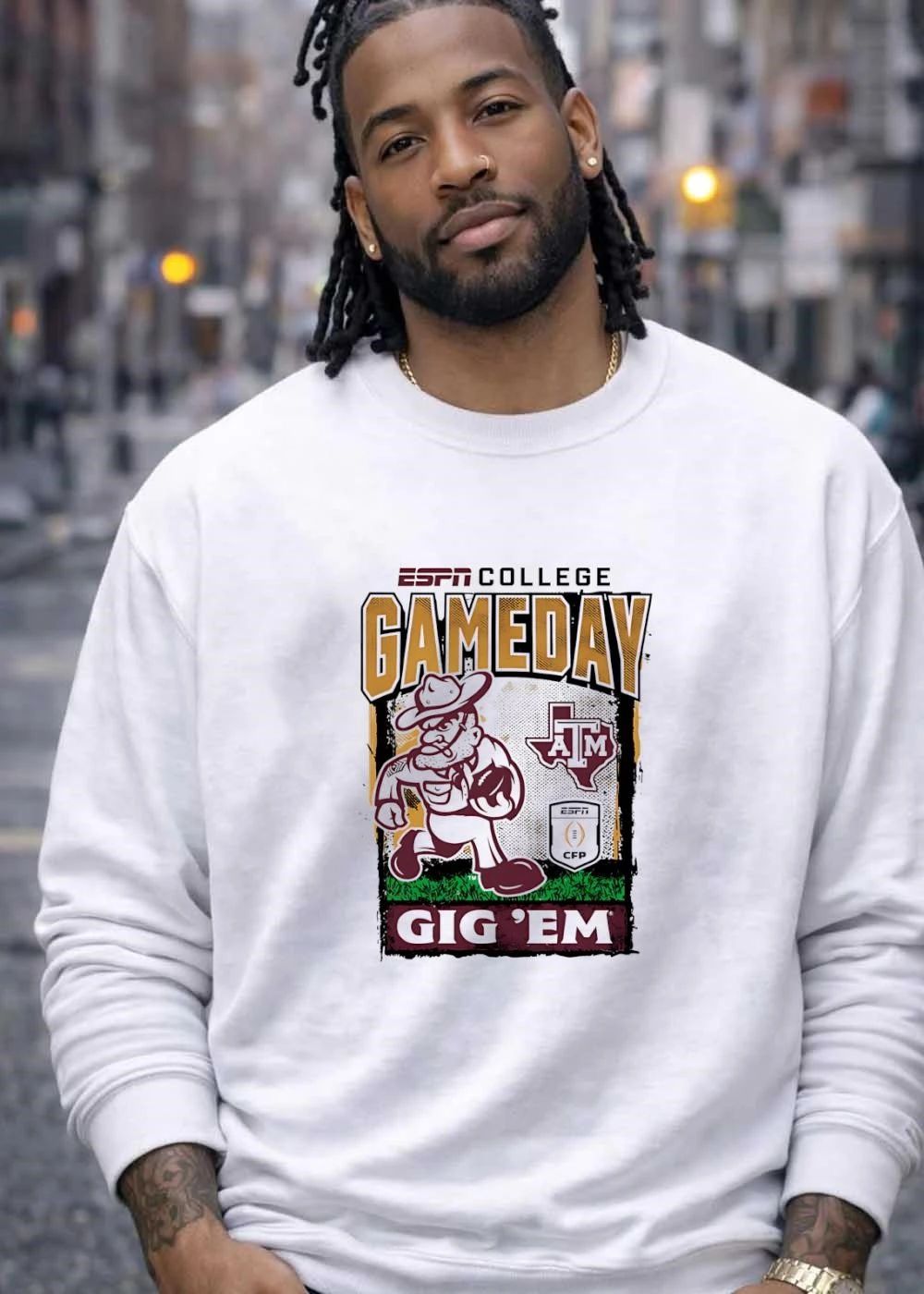 ESPN College GameDay Texas A&M Gig Em Football T-Shirt