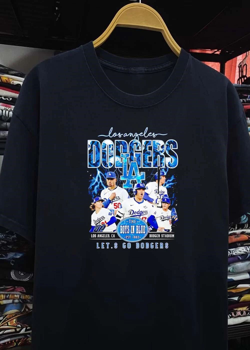 Los Angeles CA, Dodger Stadium. Los Angeles Dodgers The Boys In Blue Est 1883. Let s Go Dodgers Shirt