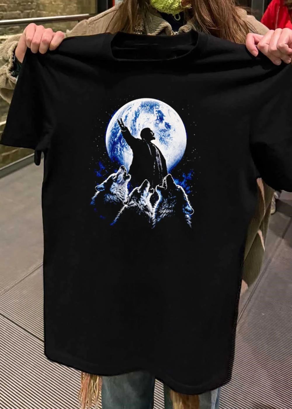 Lenin Howling Wolves Moon Shirt