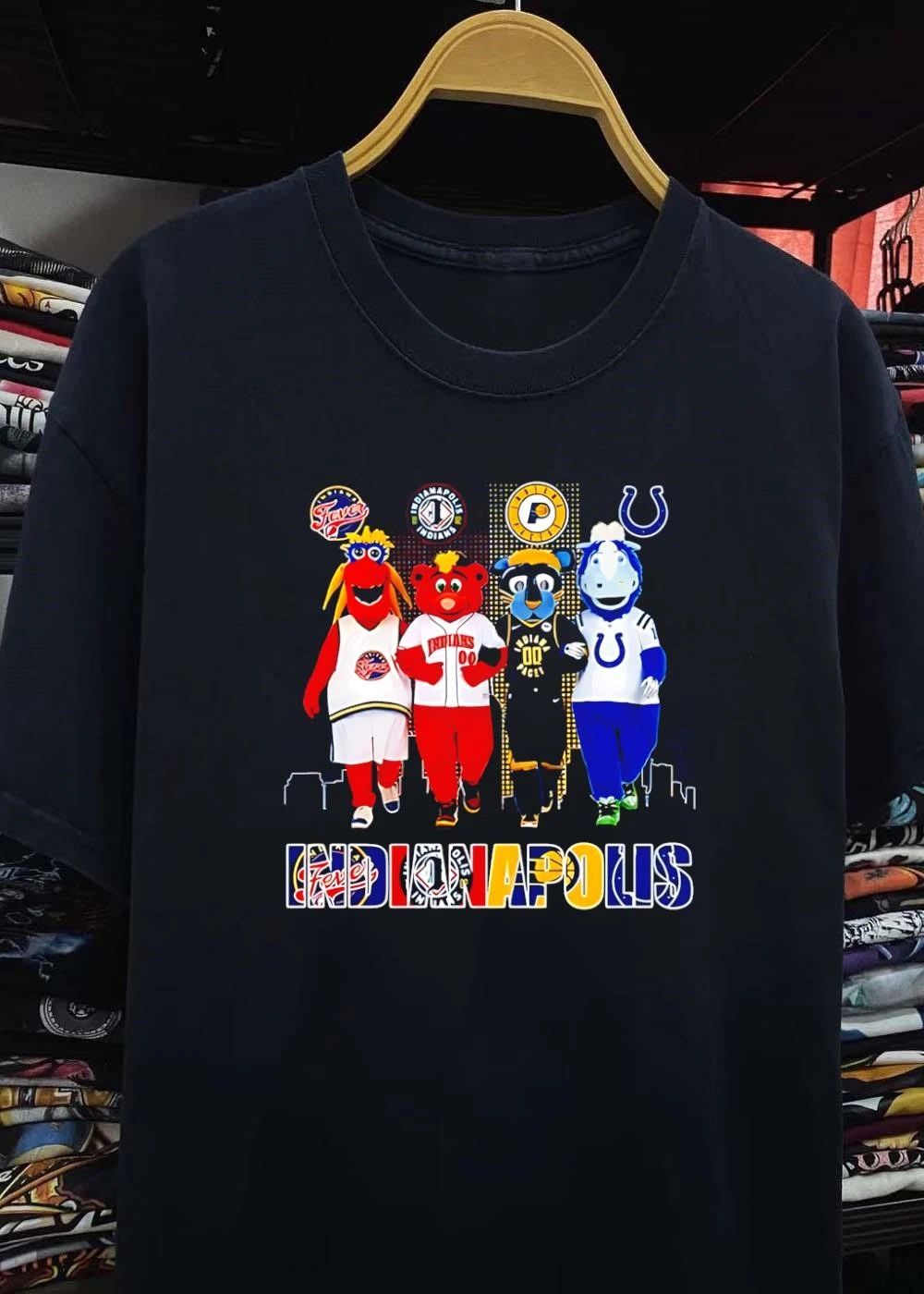 Fever Indians Pacers Colts Mascots Indianapolis Shirt