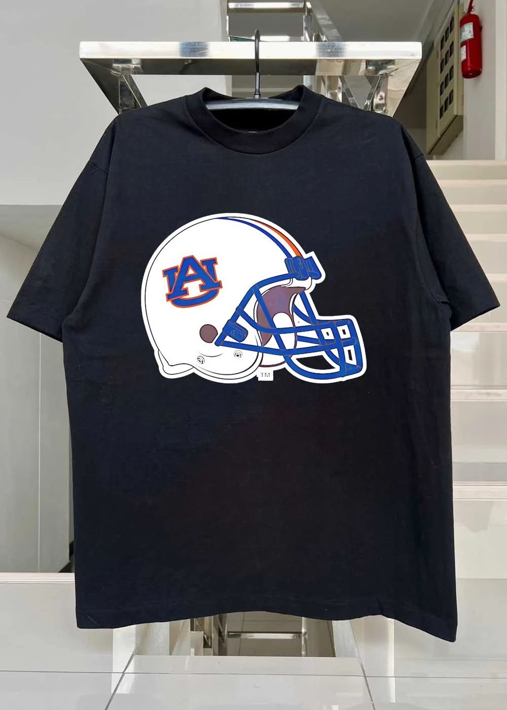 Auburn Tigers American Football helmet shirt