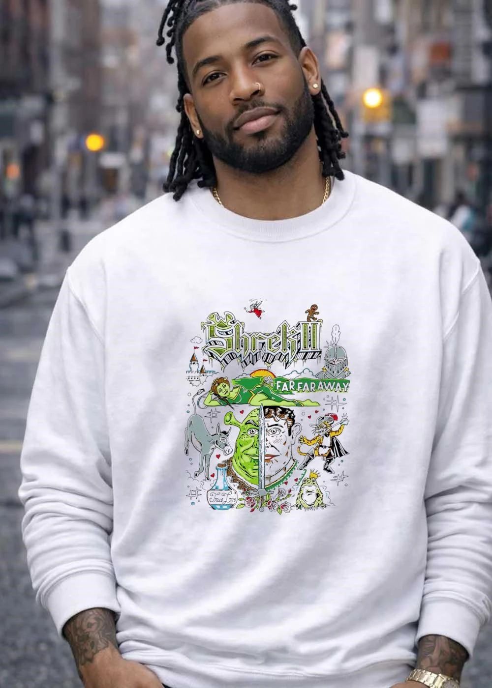 Shrek 2 Far Far Away True Love Walker comic shirt