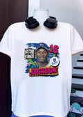 Bo Jackson 16 Topps 75 Kansas City Royals baseball player shirt