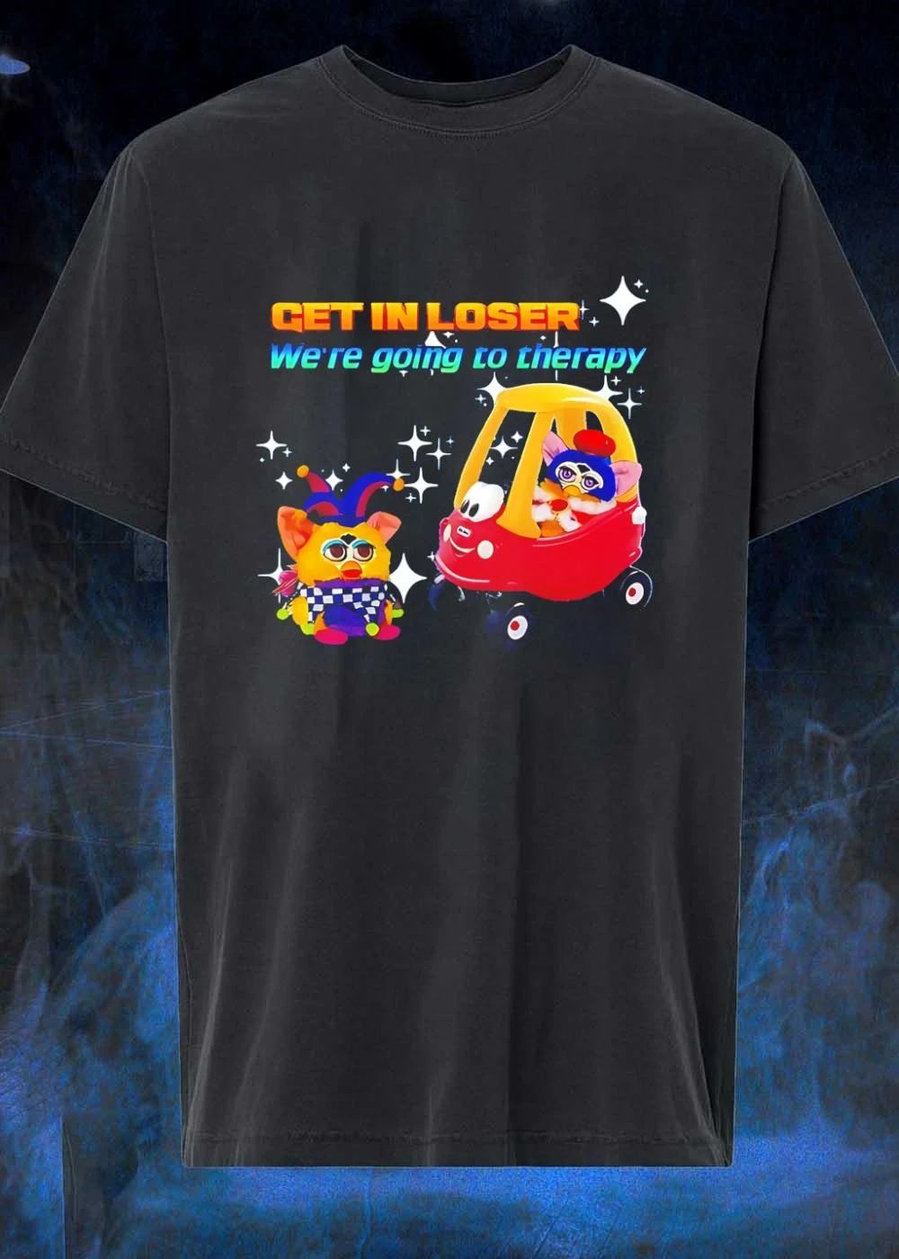 Funny Furby Toys Get in Loser We Are Going to Therapy Shirt