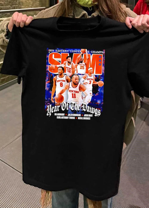 2026 Eastern Conference Champs Slam New York Dawgs Roster Shirt