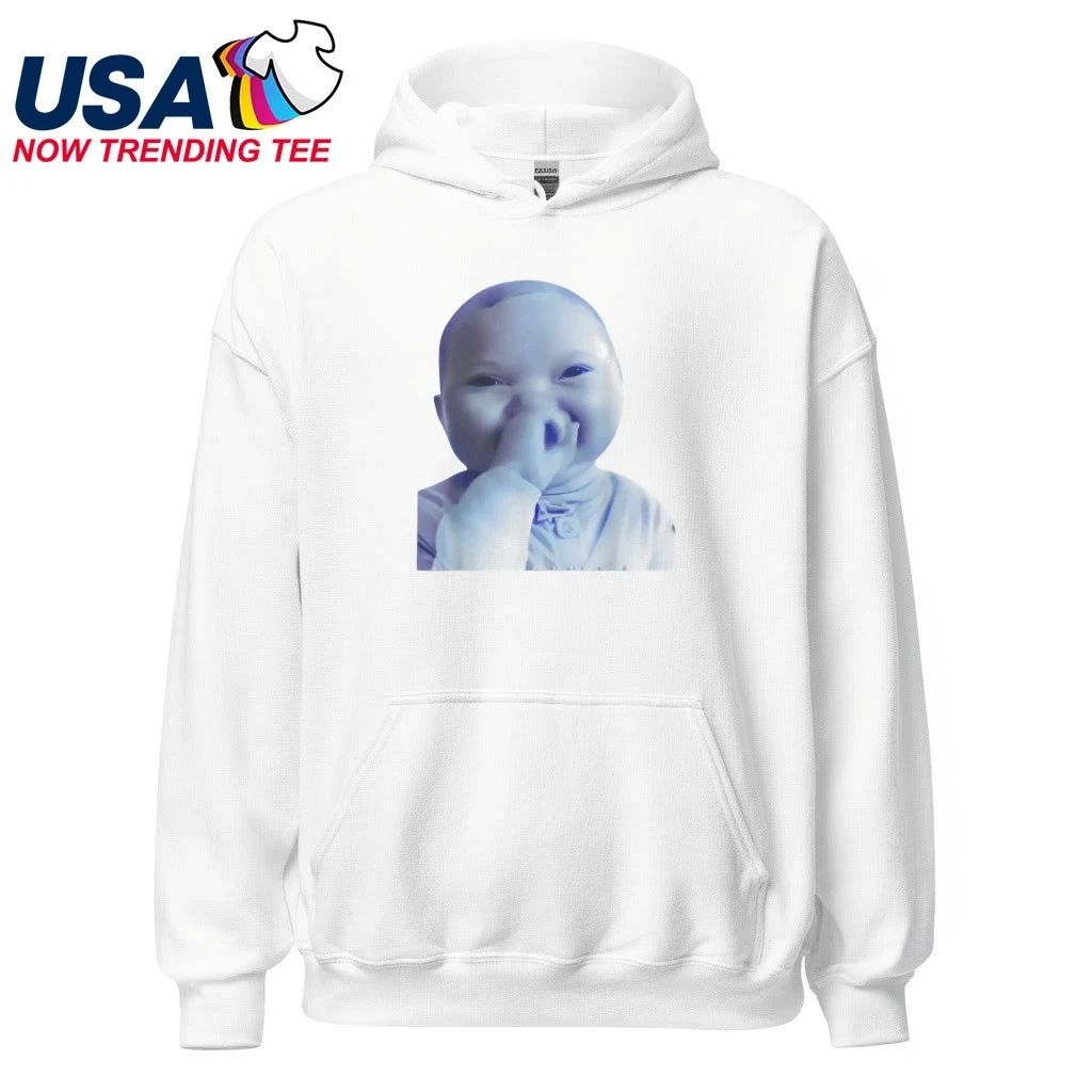 AI Baby Holding Laugh Meme Shirt
