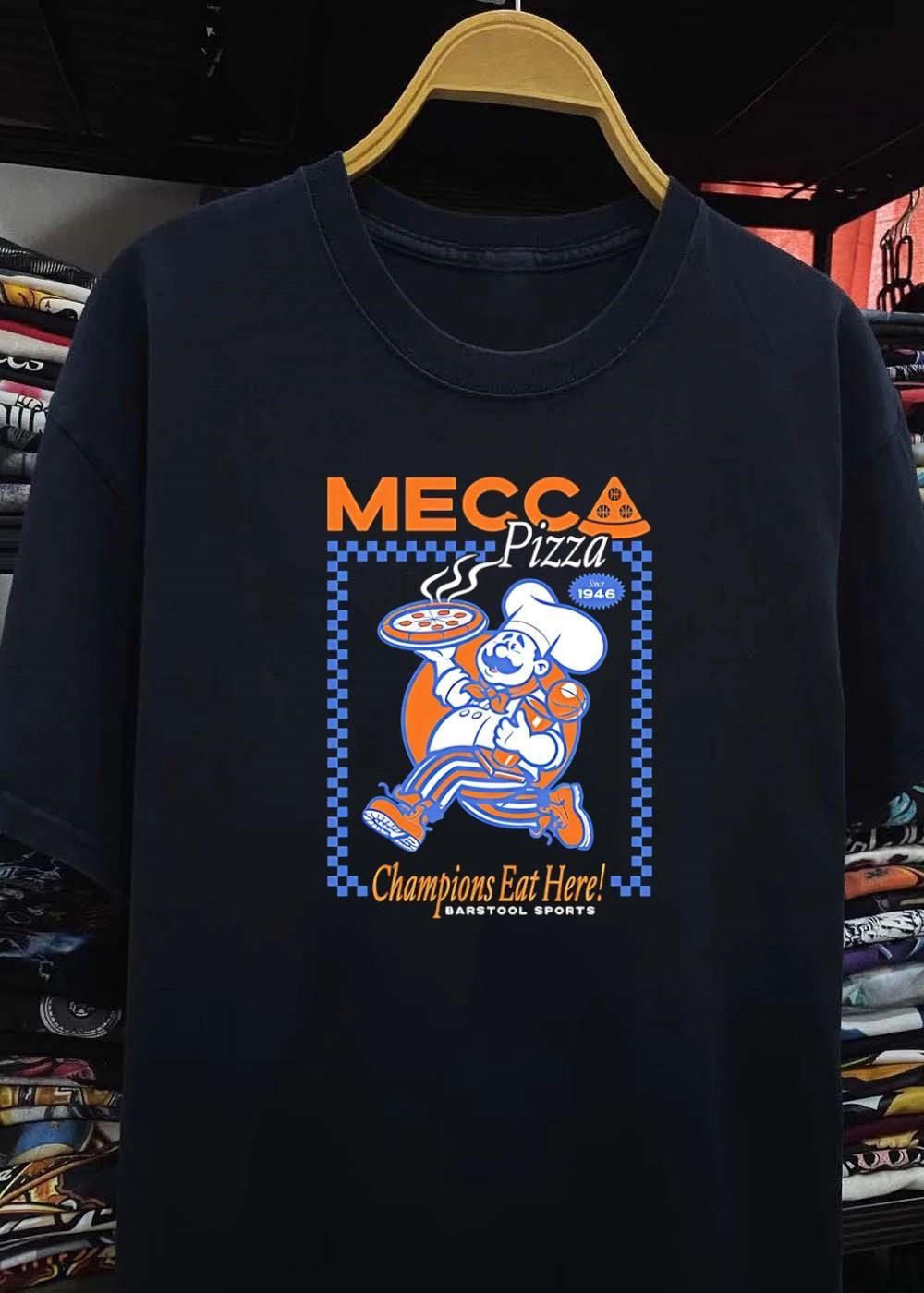 Barstool Sports Mecca Pizza Champions Eat Here Since 1946 T-Shirt