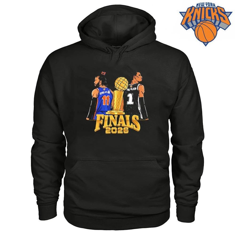 Jalen Brunson King of NY vs Victor Wembanyama The Alien Larry O’Brien Trophy NBA Finals 2026 Shirt