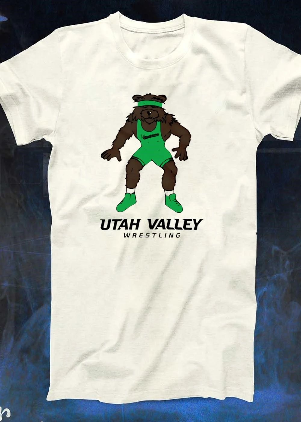 Utah Valley Wrestling Willy mascot shirt