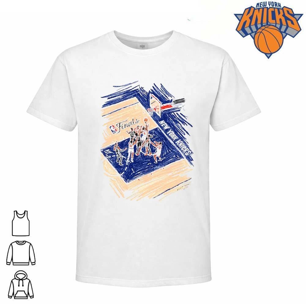 New York Knicks Finals Basketball Game Drawing New York Knicks Champions NBA 2026 Shirt