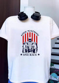 Astronaut Racing The Lincoln Memorial One Nation One Race T-Shirt