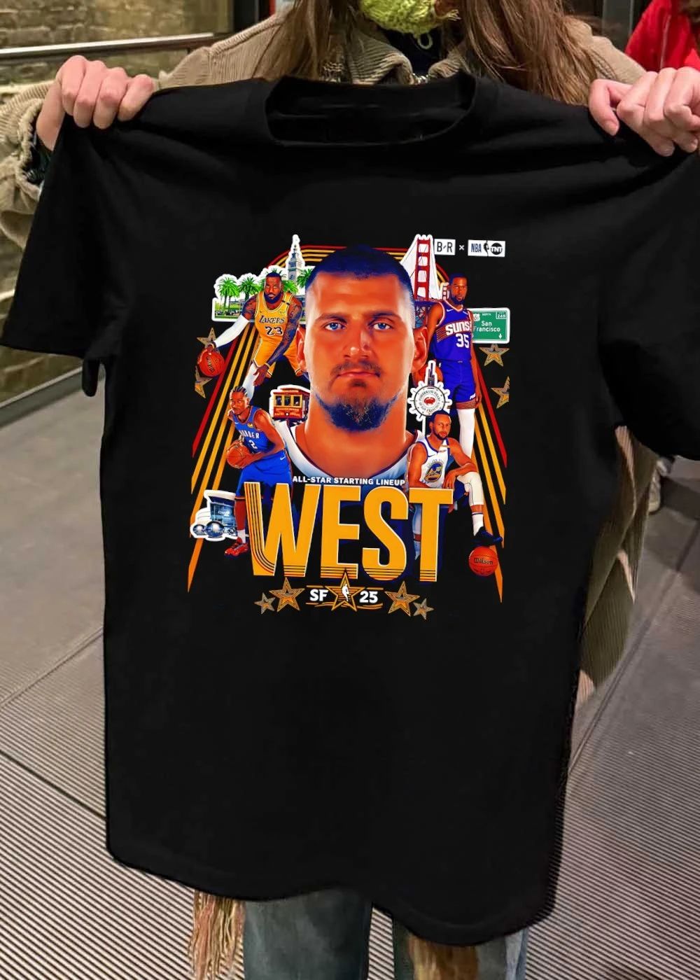 All-star Starting Lineup West 2026 basketball shirt
