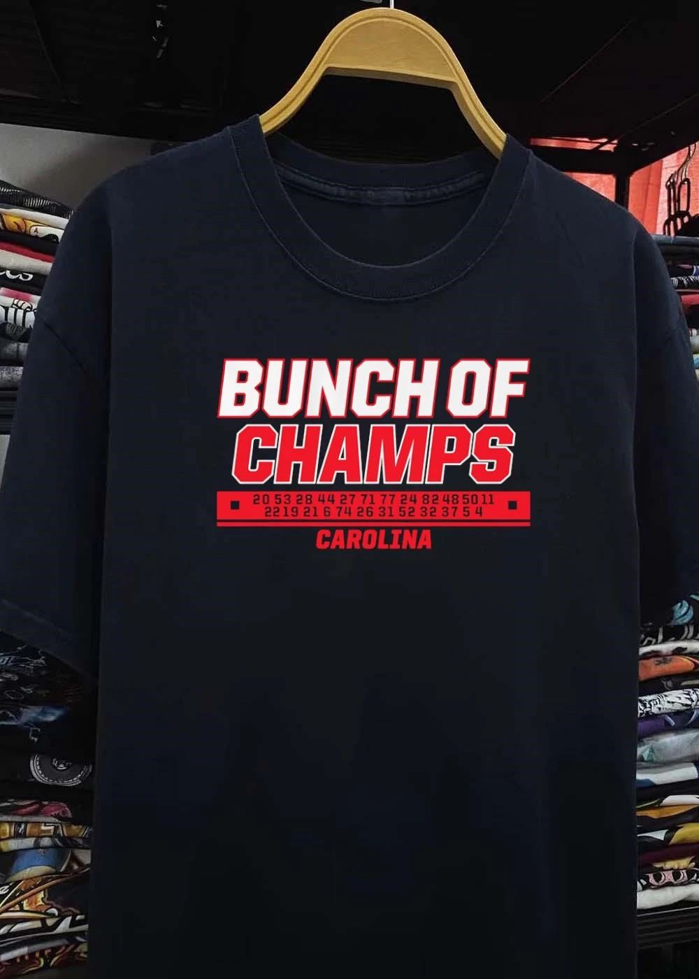 Carolina Hurricanes Bunch of Champs Player Number T-Shirt