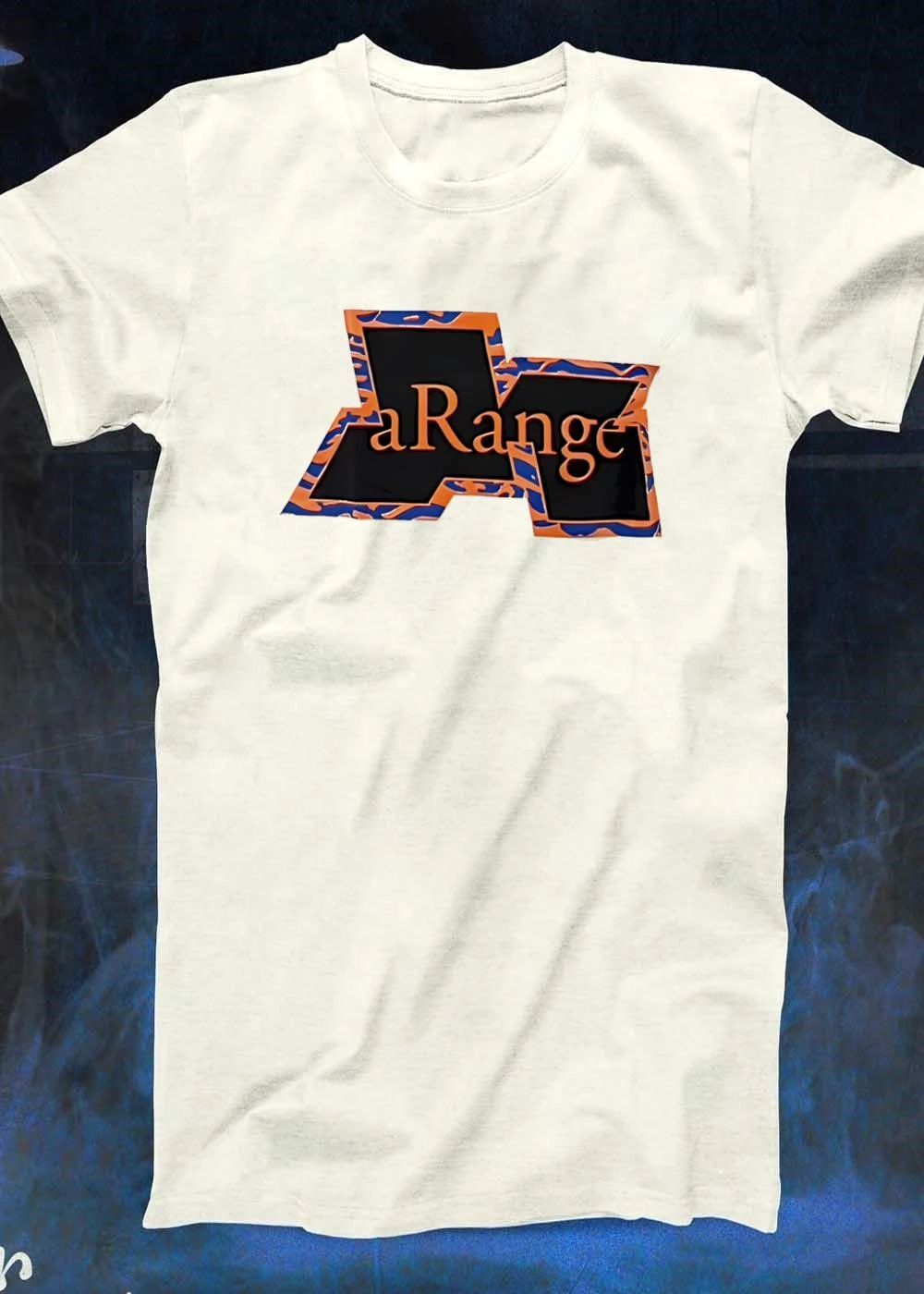 Arange Tiger Pattern Graphic T-Shirt